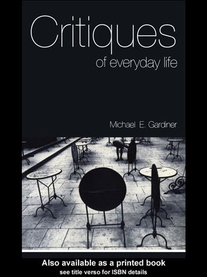 cover image of Critiques of Everyday Life